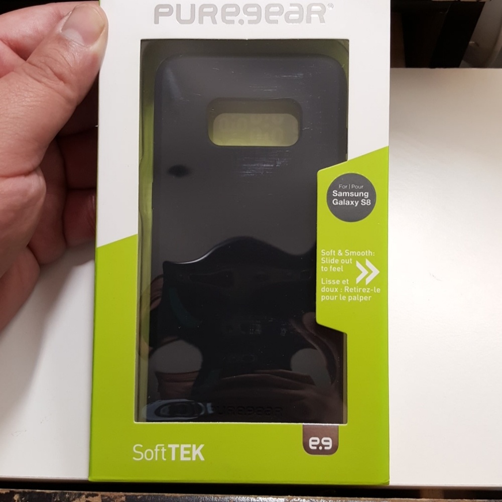 case puregear for samsung galaxy s8 black slimcase